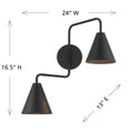 MERIDIAN, MODERN SCONCE, WALL SCONCES