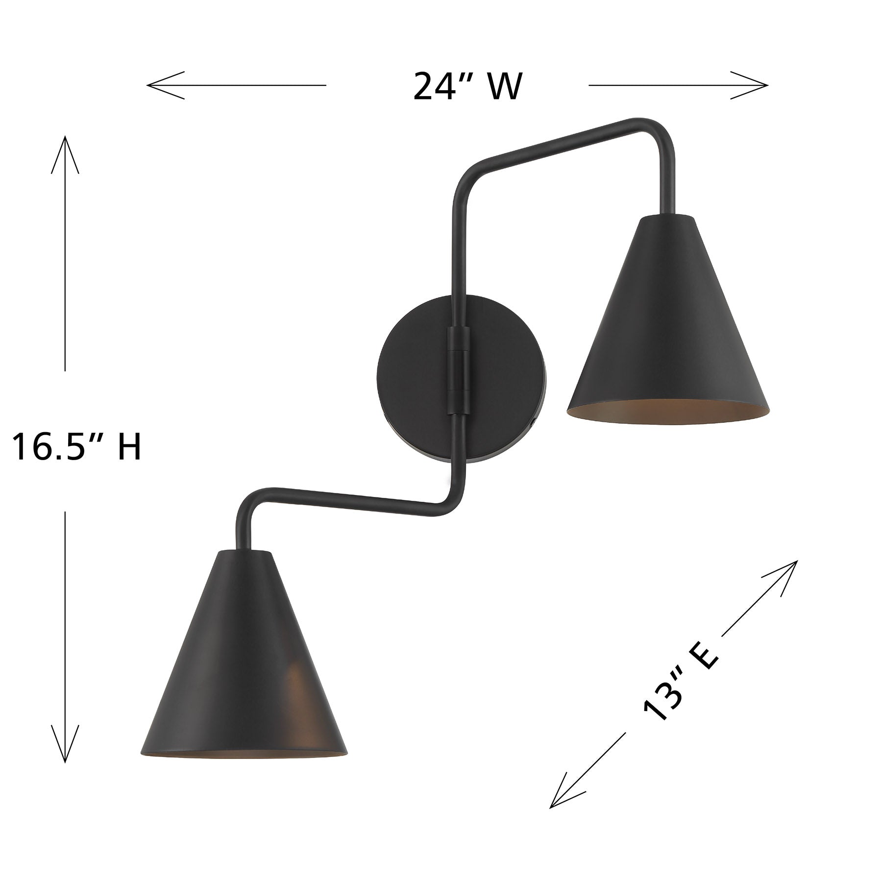 MERIDIAN, MODERN SCONCE, WALL SCONCES