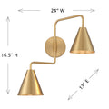 MERIDIAN, MODERN SCONCE, WALL SCONCES