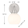 MERIDIAN, CONTEMPORARY SCONCE 3, WALL SCONCES
