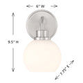 MERIDIAN, CONTEMPORARY SCONCE 3, WALL SCONCES