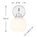 MERIDIAN, CONTEMPORARY SCONCE 3, WALL SCONCES