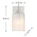 MERIDIAN, MODERN SCONCE 2, WALL SCONCES