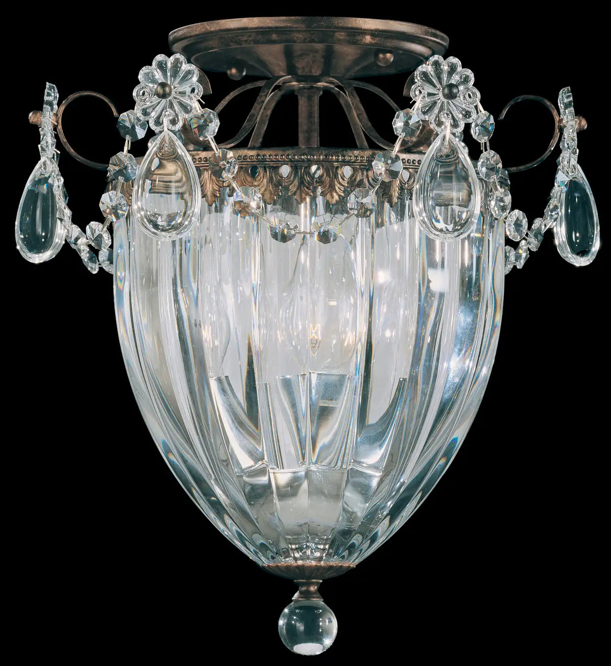 Schonbek, Bagatelle Semi-Flush Mount, SEMI FLUSH MOUNT LIGHT