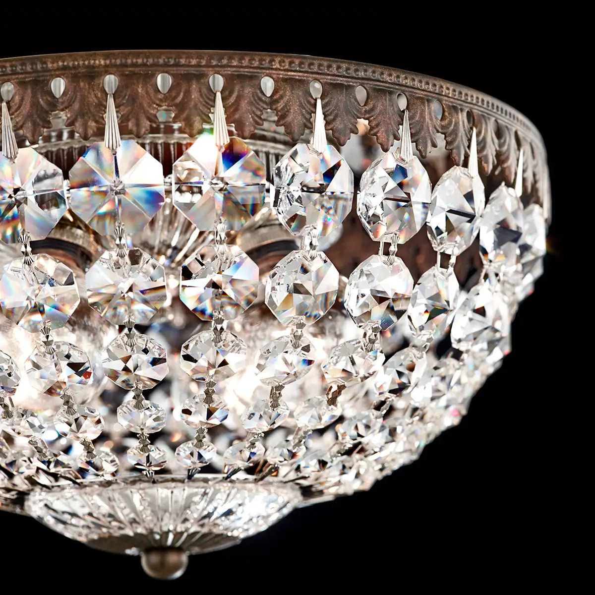 Schonbek, Petit Crystal Flush Mount, FLUSH MOUNT CEILING LIGHTS
