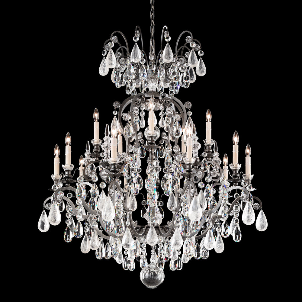 Schonbek, Renaissance Rock Crystal Chandelier, CHANDELIER LIGHT