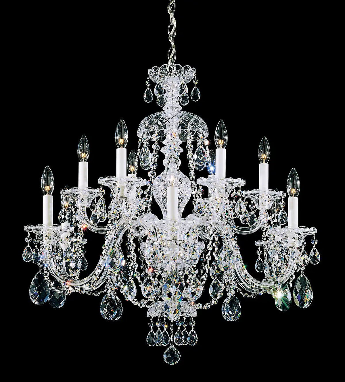 Schonbek, Sterling Chandelier, CHANDELIER LIGHT