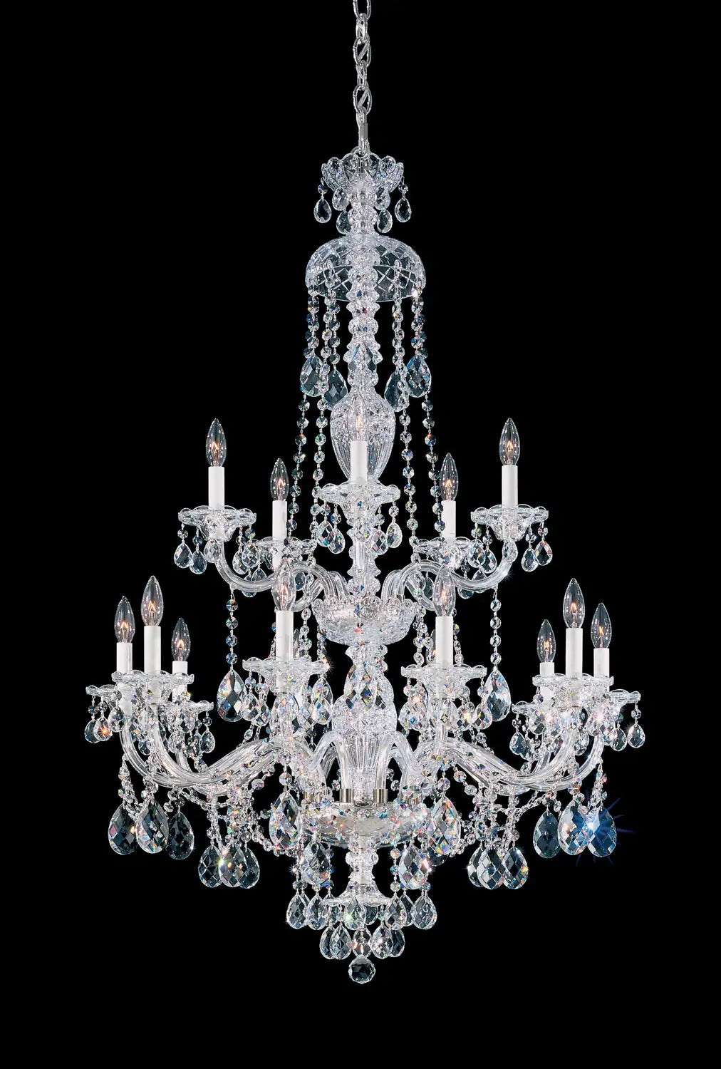 Schonbek, Sterling Chandelier, CHANDELIER LIGHT