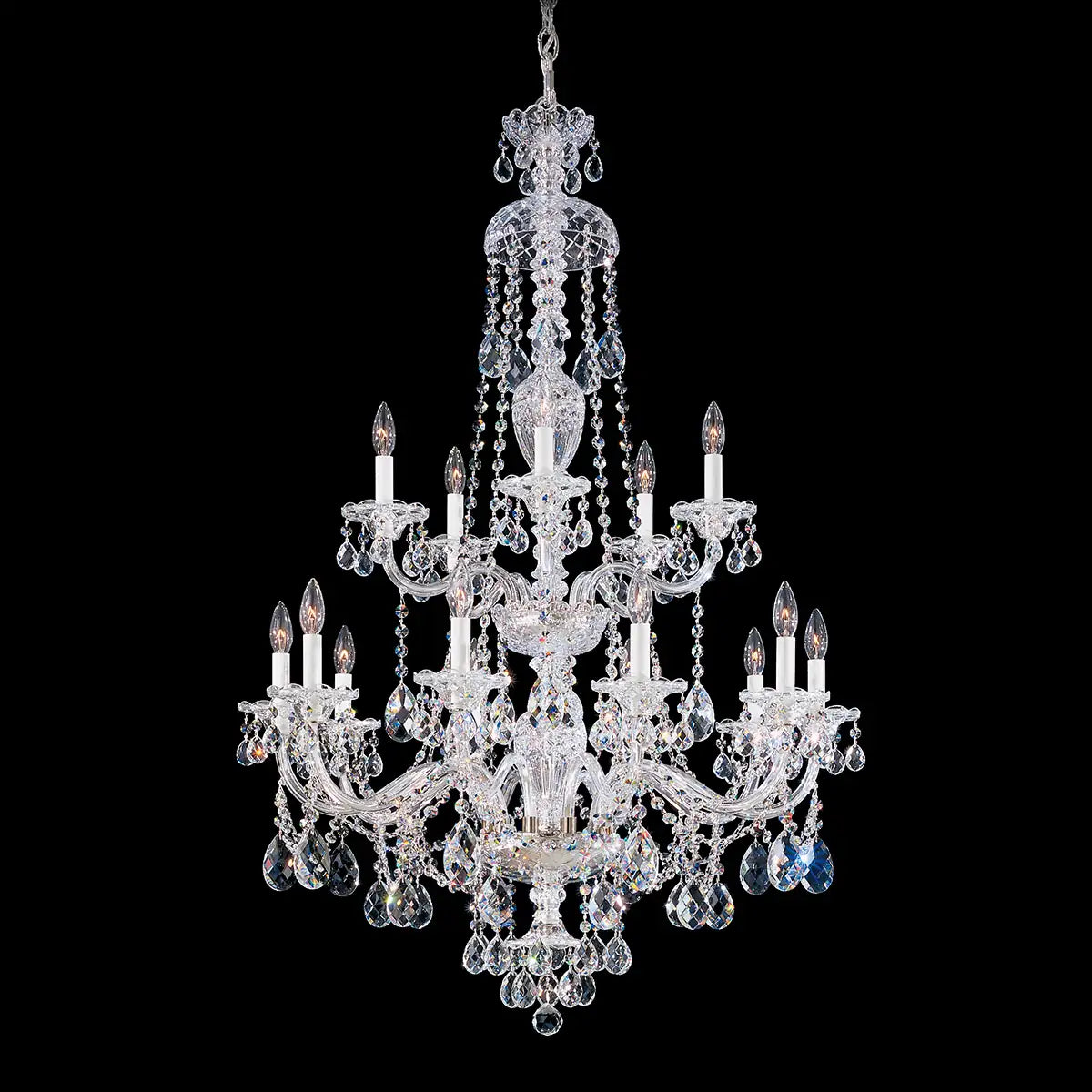 Schonbek, Sterling Chandelier, CHANDELIER LIGHT