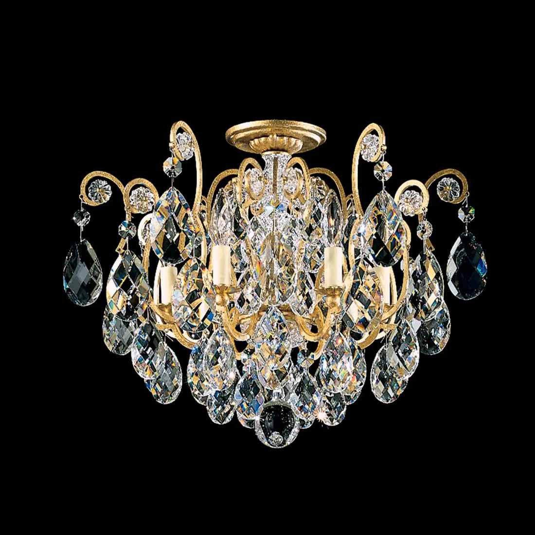 Schonbek, Renaissance Semi-Flush Mount, SEMI FLUSH MOUNT LIGHT
