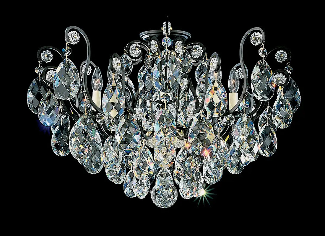 Schonbek, Renaissance Semi-Flush Mount, SEMI FLUSH MOUNT LIGHT