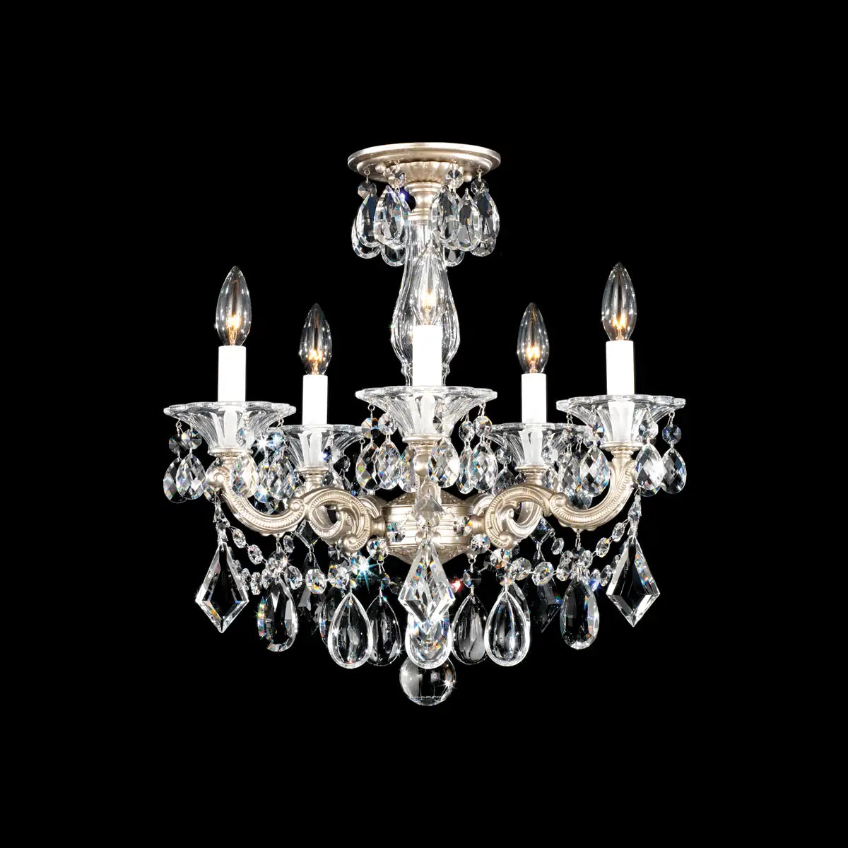 Schonbek, La Scala Semi-Flush Mount, SEMI FLUSH MOUNT LIGHT