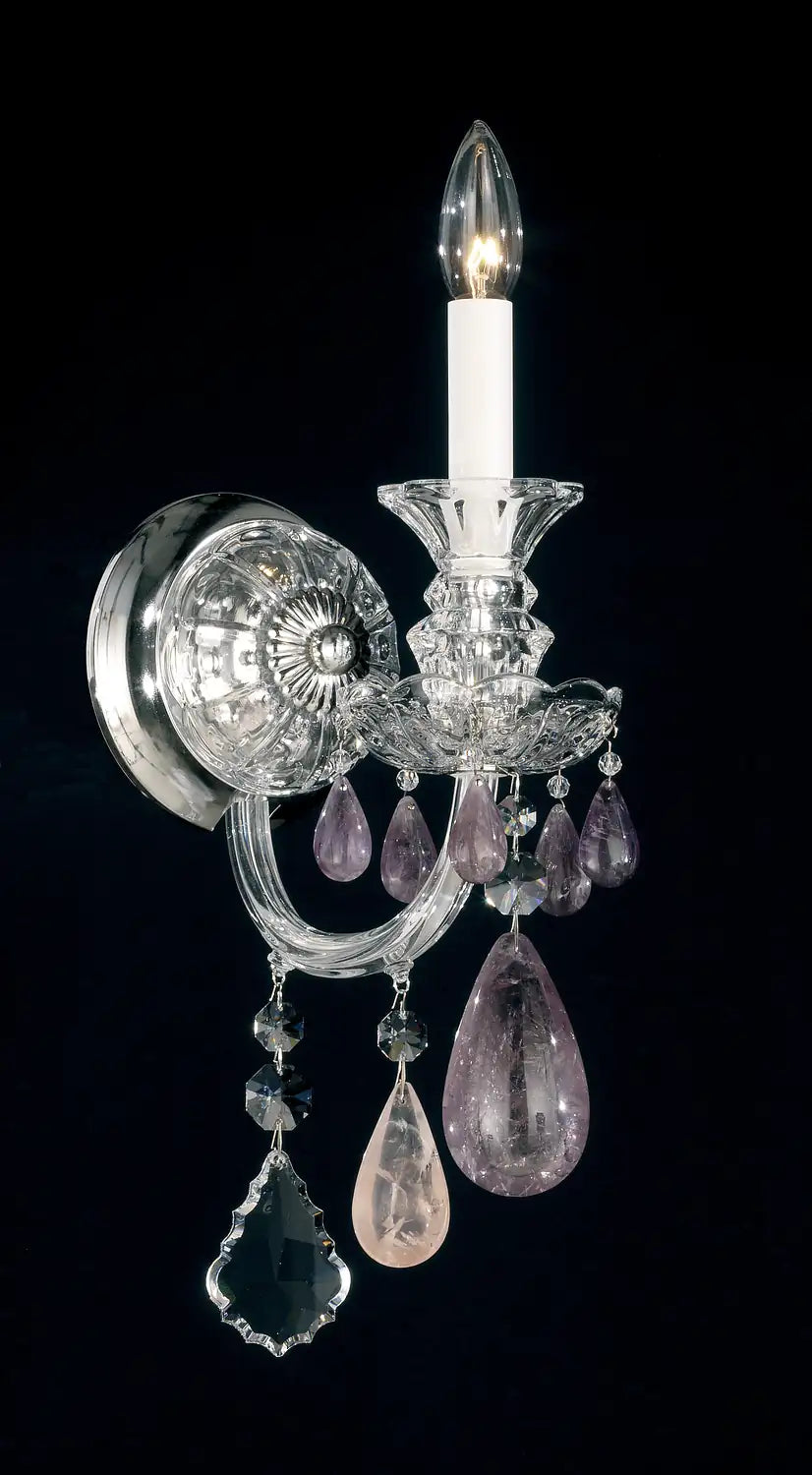 Schonbek, Hamilton Rock Crystal Wall Sconce, WALL SCONCES