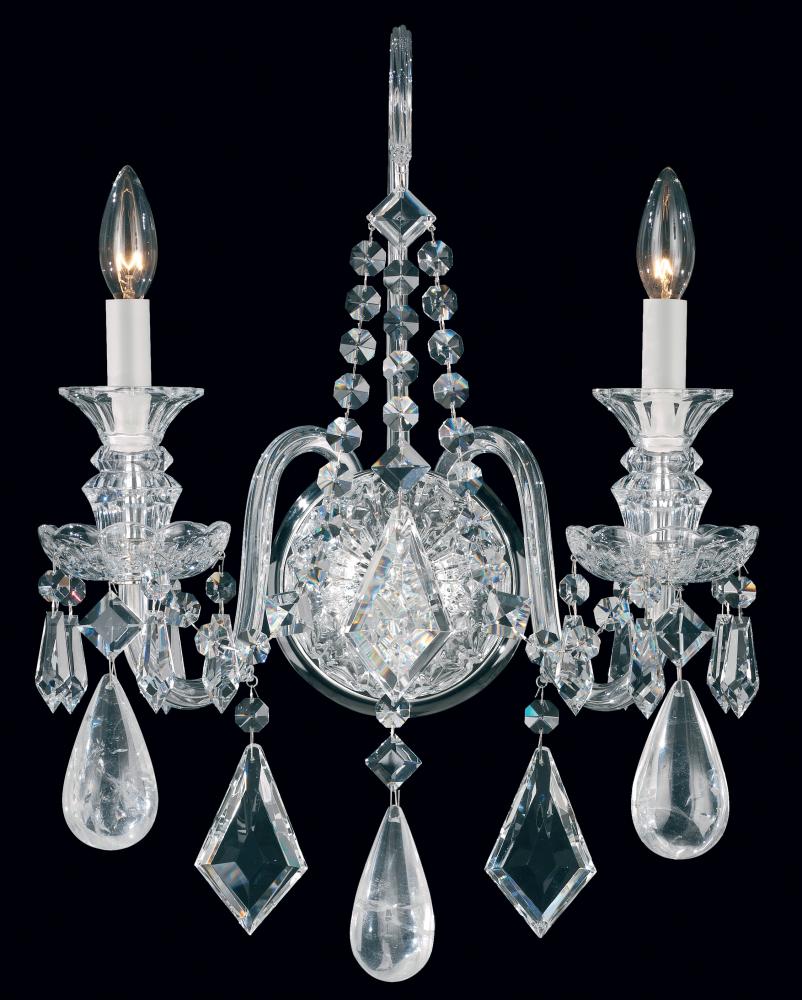 Schonbek, Hamilton Rock Crystal Wall Sconce, WALL SCONCES
