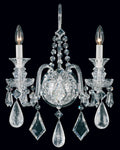 Schonbek, Hamilton Rock Crystal Wall Sconce, WALL SCONCES