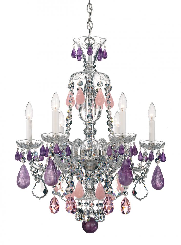Schonbek, Hamilton Rock Crystal Chandelier, CHANDELIER LIGHT
