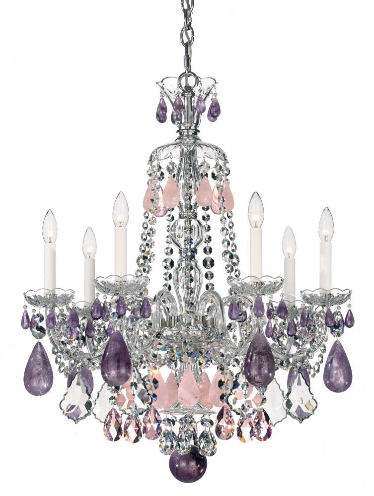 Schonbek, Hamilton Rock Crystal Chandelier, CHANDELIER LIGHT