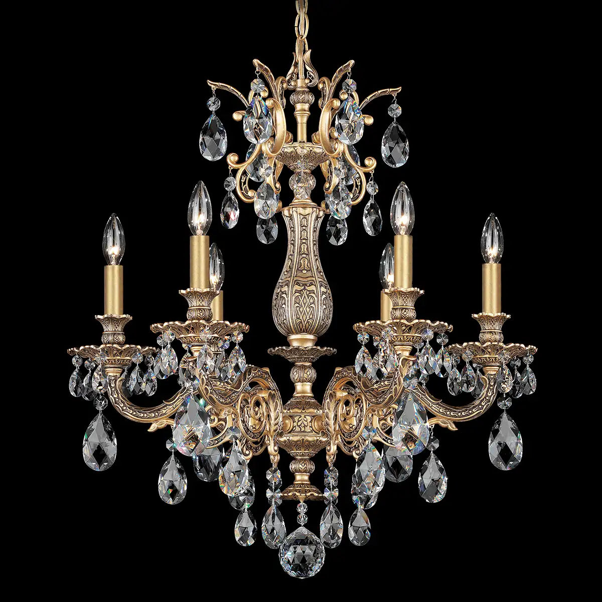 Schonbek, Milano Chandelier, CHANDELIER LIGHT