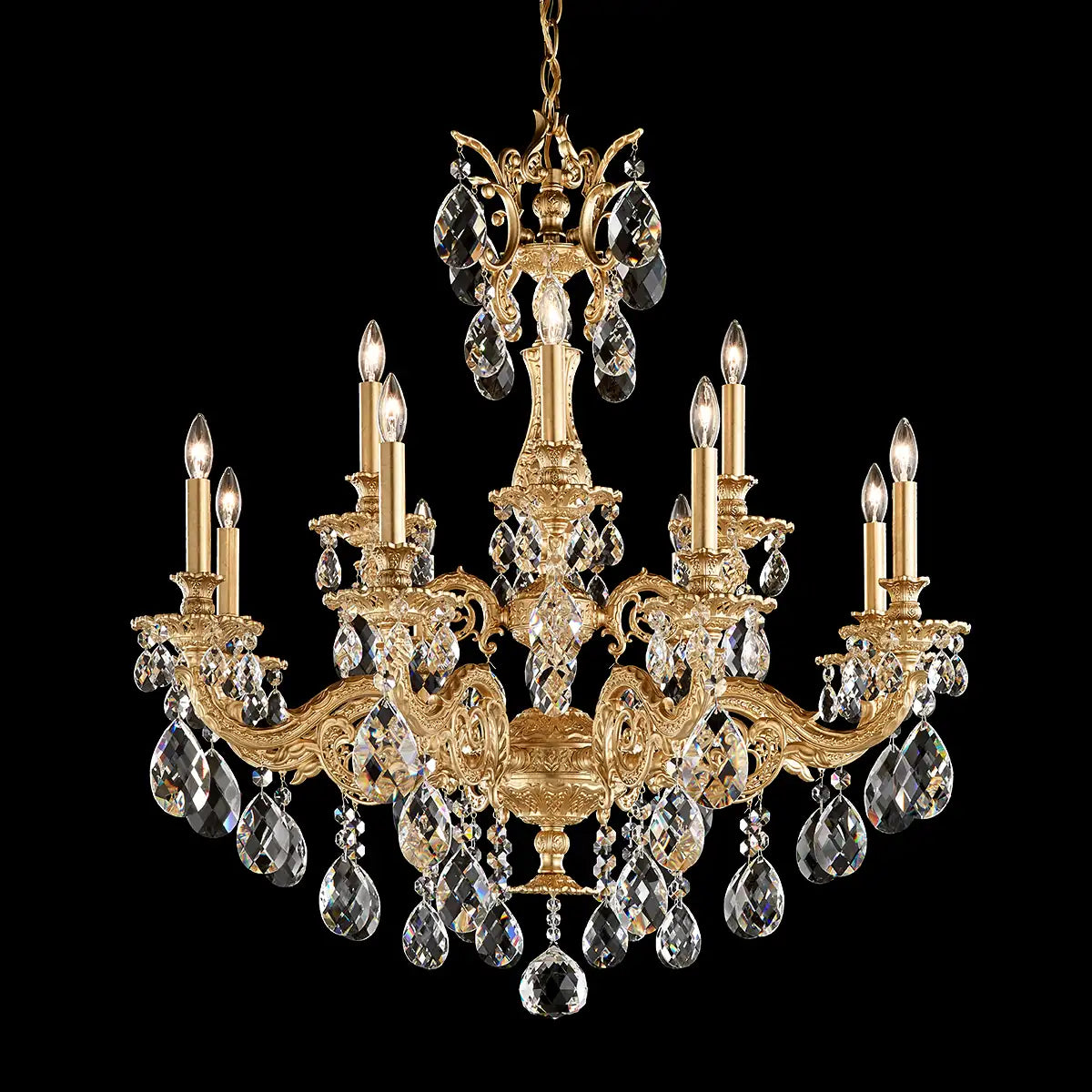 Schonbek, Milano Chandelier, CHANDELIER LIGHT