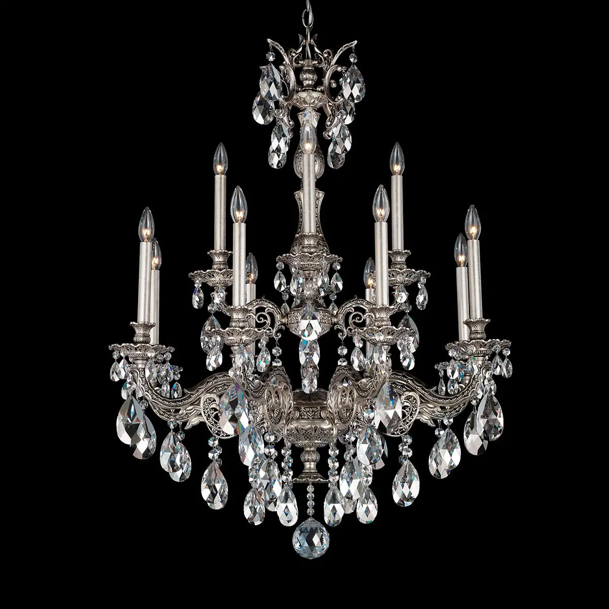 Schonbek, Milano Chandelier, CHANDELIER LIGHT