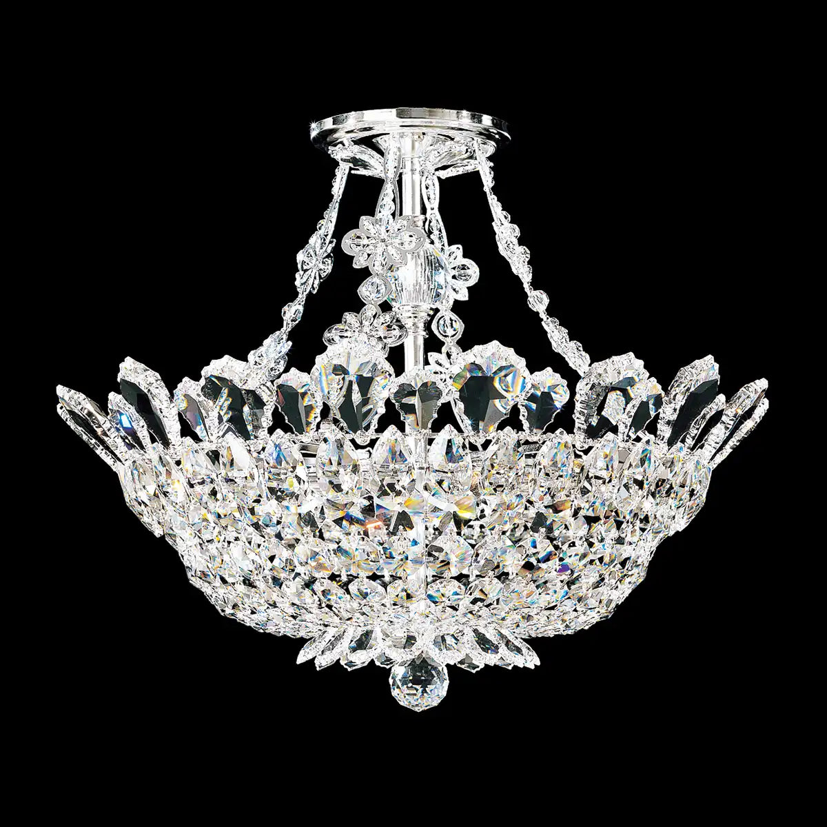 Schonbek, Trilliane Semi-Flush Mount, SEMI FLUSH MOUNT LIGHT