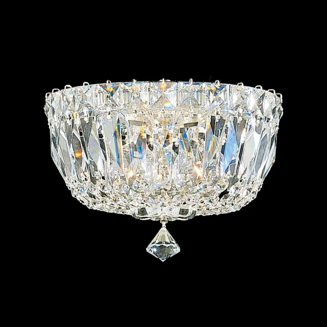 Schonbek, Petit Crystal Deluxe Semi-Flush Mount, SEMI FLUSH MOUNT LIGHT