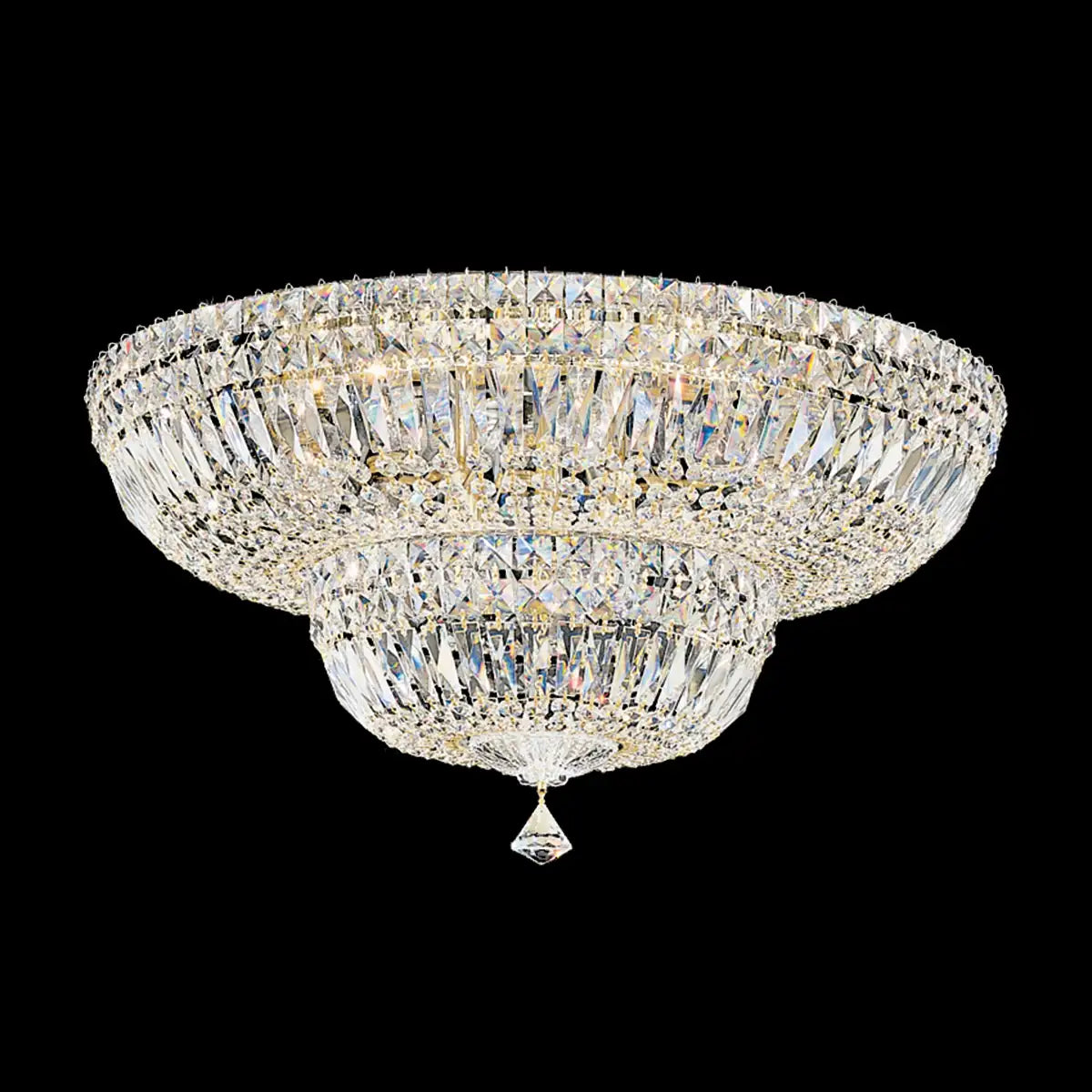 Schonbek, Petit Crystal Deluxe Semi-Flush Mount, SEMI FLUSH MOUNT LIGHT