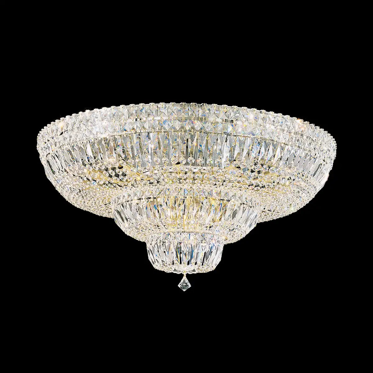 Schonbek, Petit Crystal Deluxe Semi-Flush Mount, SEMI FLUSH MOUNT LIGHT