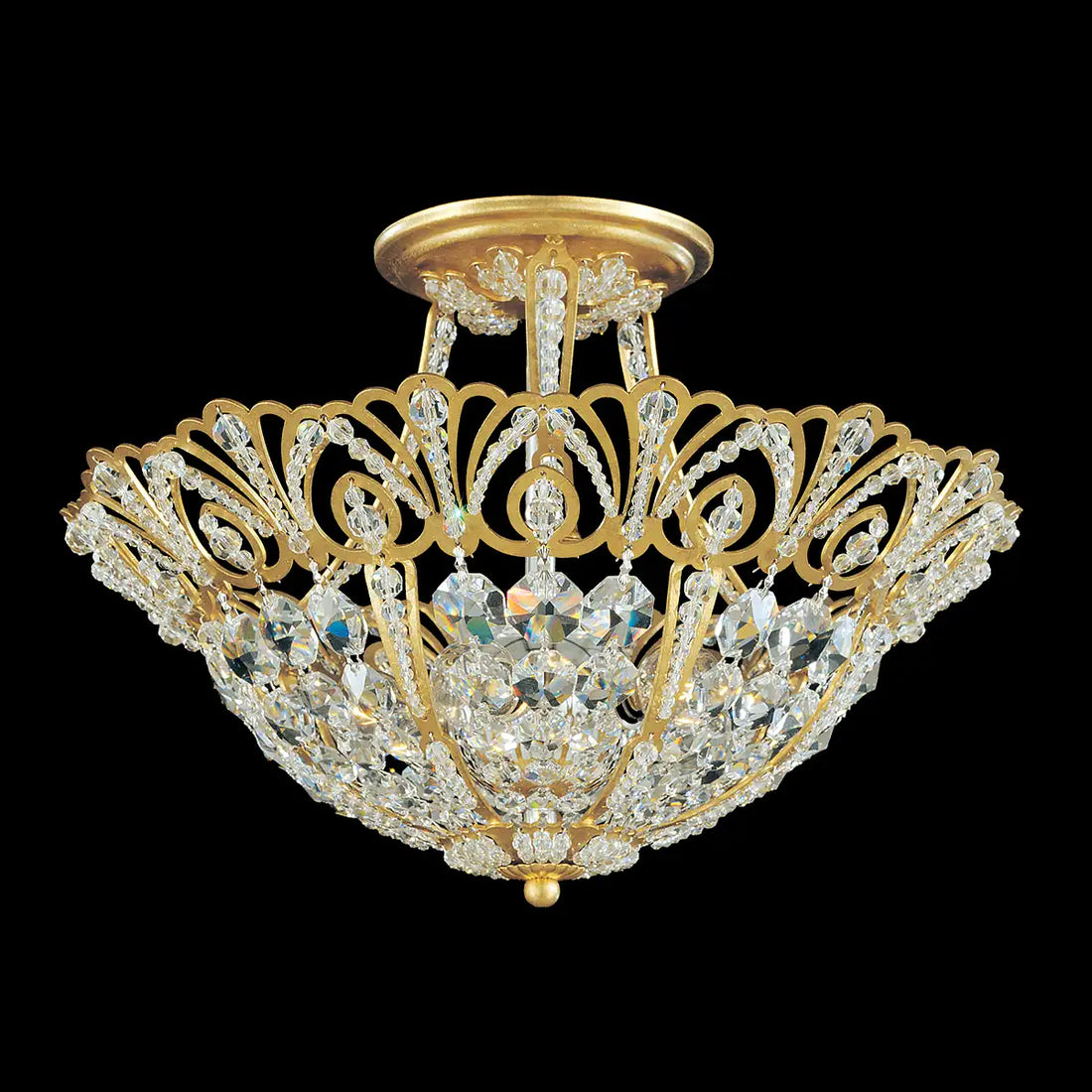 Schonbek, Rivendell Semi-Flush Mount, SEMI FLUSH MOUNT LIGHT