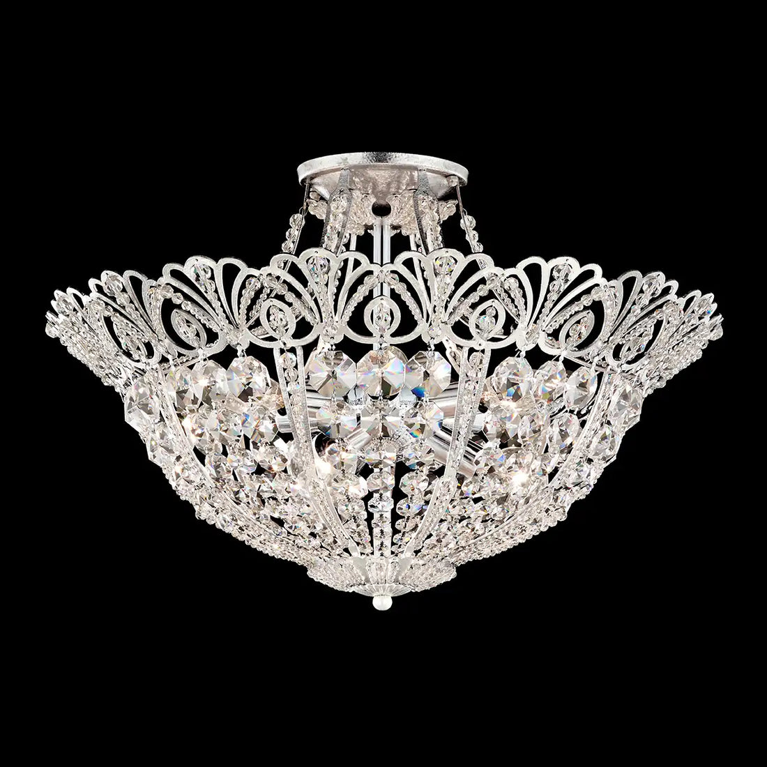 Schonbek, Rivendell Semi-Flush Mount, SEMI FLUSH MOUNT LIGHT