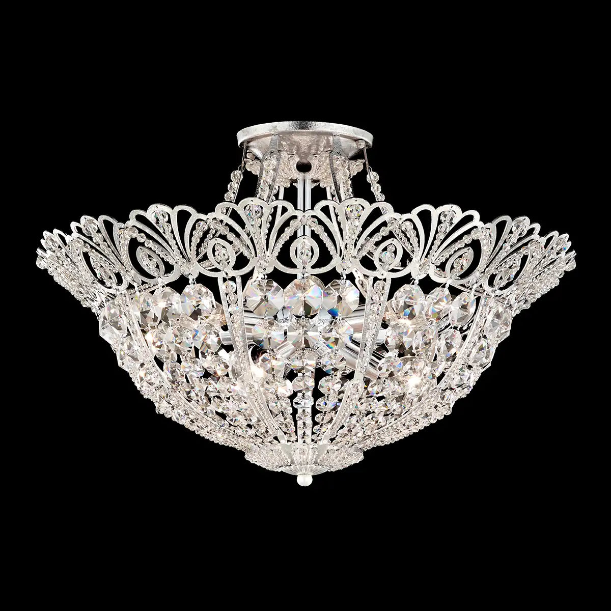 Schonbek, Rivendell Semi-Flush Mount, SEMI FLUSH MOUNT LIGHT