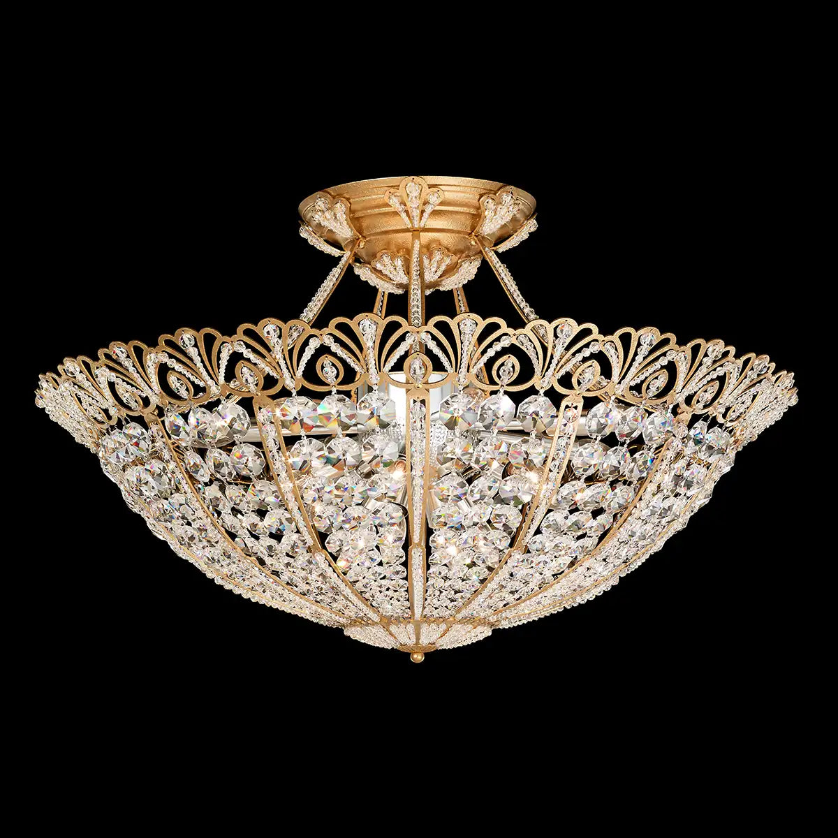 Schonbek, Rivendell Semi-Flush Mount, SEMI FLUSH MOUNT LIGHT