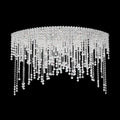 Schonbek, Chantant Semi-Flush Mount, SEMI FLUSH MOUNT LIGHT