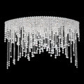 Schonbek, Chantant Semi-Flush Mount, SEMI FLUSH MOUNT LIGHT