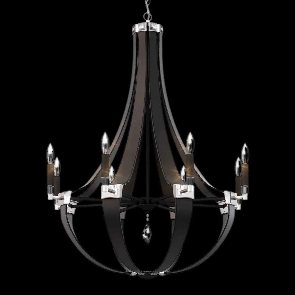 Schonbek, Crystal Empire Chandelier, CHANDELIER LIGHT
