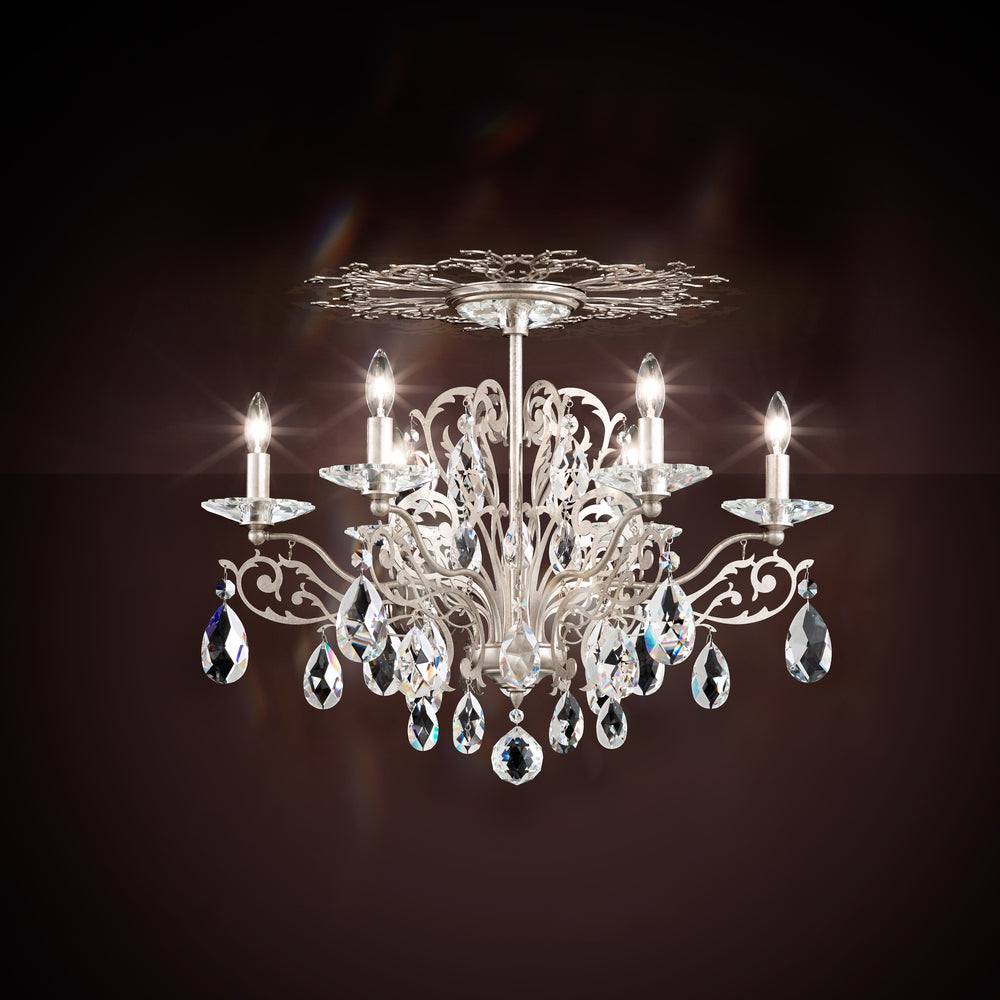 Schonbek, Filigrae Semi-Flush Mount, SEMI FLUSH MOUNT LIGHT