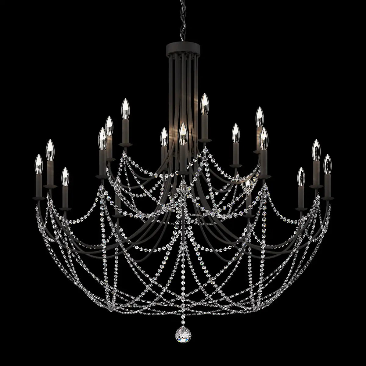 Schonbek, Verdana Chandelier, CHANDELIER LIGHT