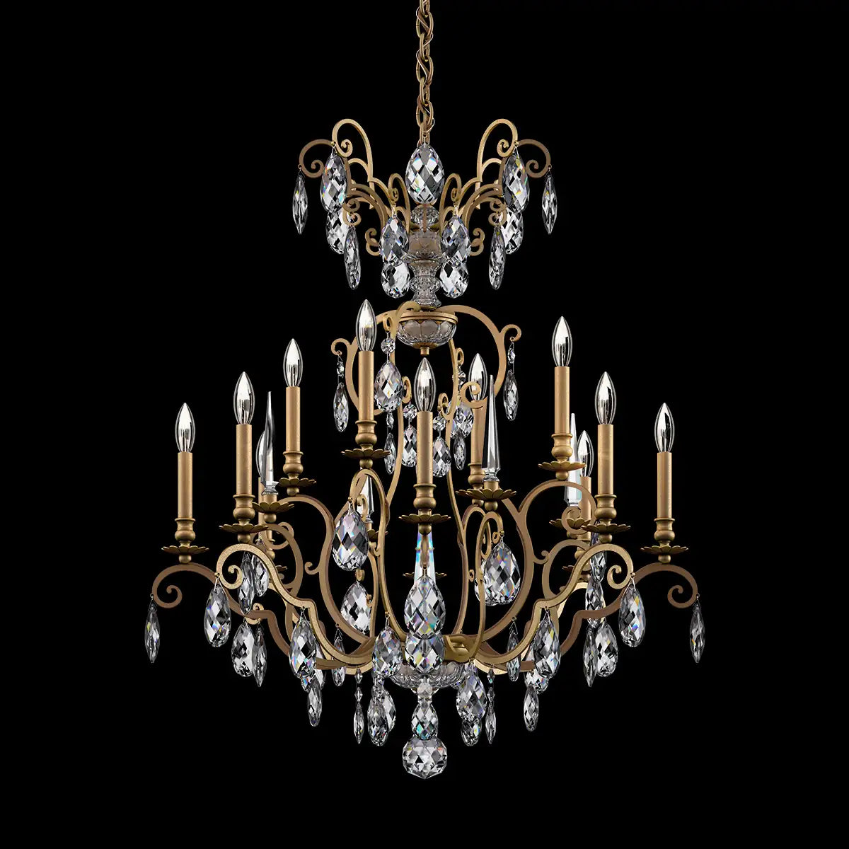 Schonbek, Renaissance Nouveau Chandelier, CHANDELIER LIGHT
