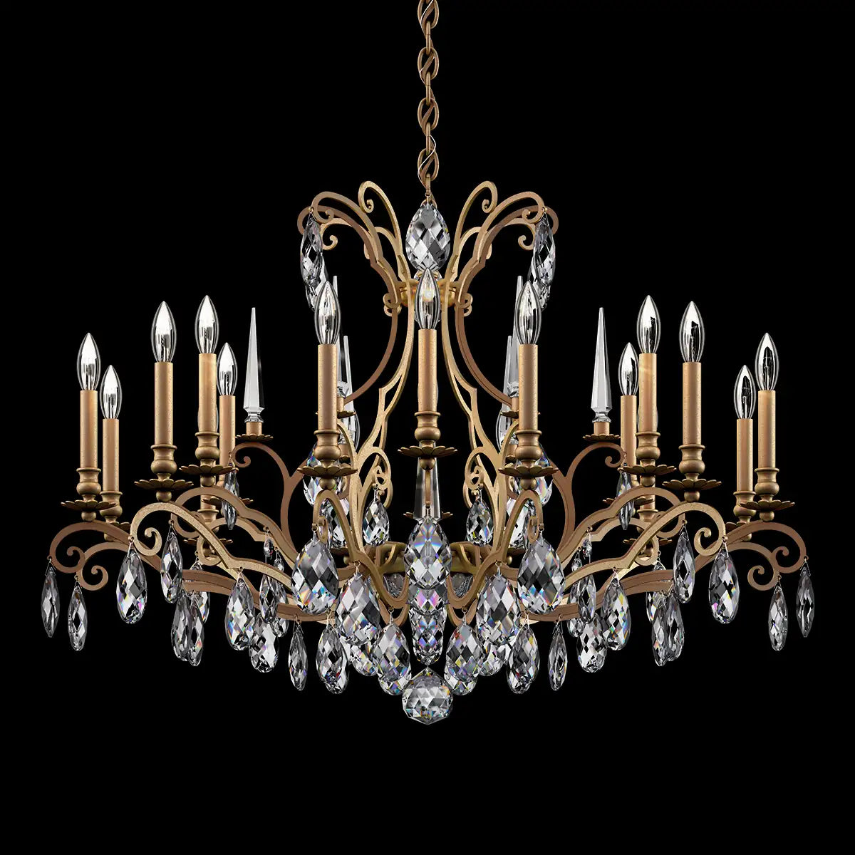 Schonbek, Renaissance Nouveau Chandelier, CHANDELIER LIGHT
