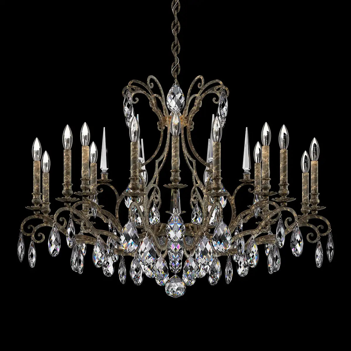 Schonbek, Renaissance Nouveau Chandelier, CHANDELIER LIGHT