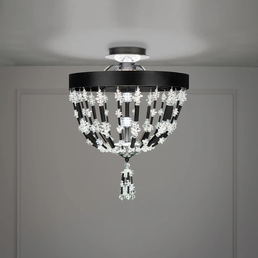 Schonbek, Bali Semi-Flush Mount, SEMI FLUSH MOUNT LIGHT