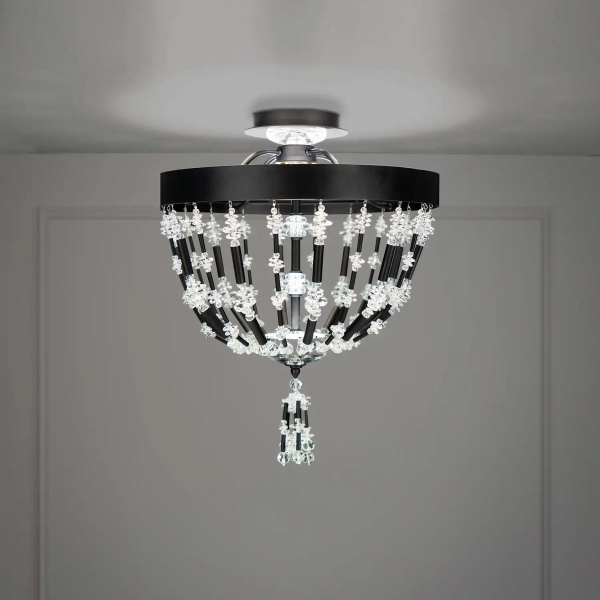 Schonbek, Bali Semi-Flush Mount, SEMI FLUSH MOUNT LIGHT