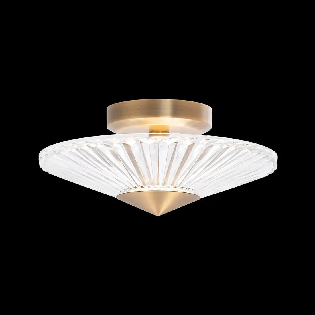 Schonbek, Origami Semi-Flush Mount, SEMI FLUSH MOUNT LIGHT