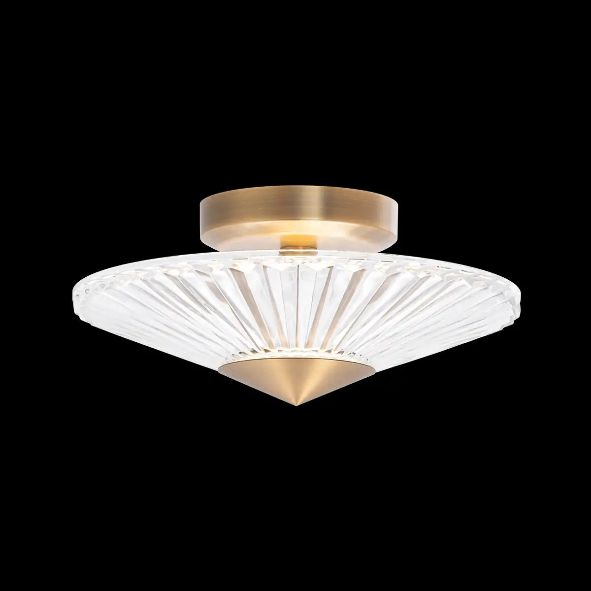 Schonbek, Origami Semi-Flush Mount, SEMI FLUSH MOUNT LIGHT