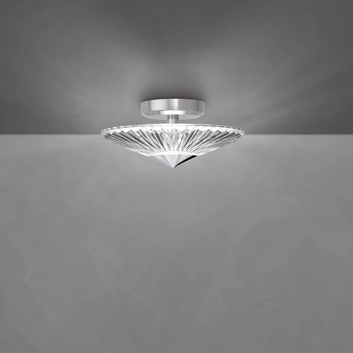 Schonbek, Origami Semi-Flush Mount, SEMI FLUSH MOUNT LIGHT