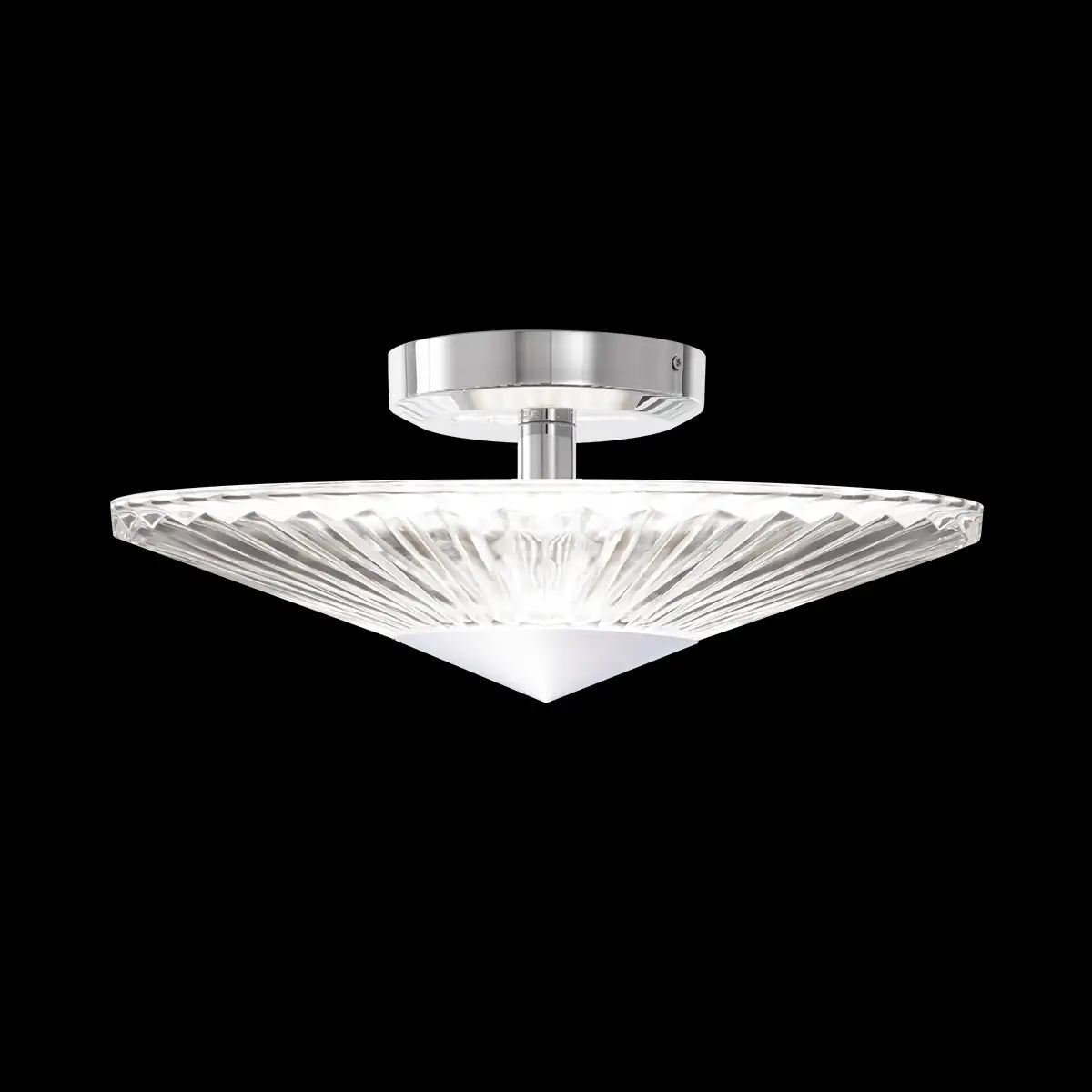 Schonbek, Origami Semi-Flush Mount, SEMI FLUSH MOUNT LIGHT