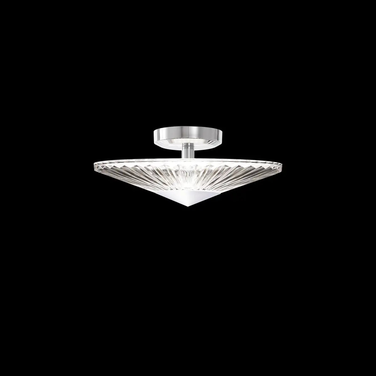 Schonbek, Origami Semi-Flush Mount, SEMI FLUSH MOUNT LIGHT