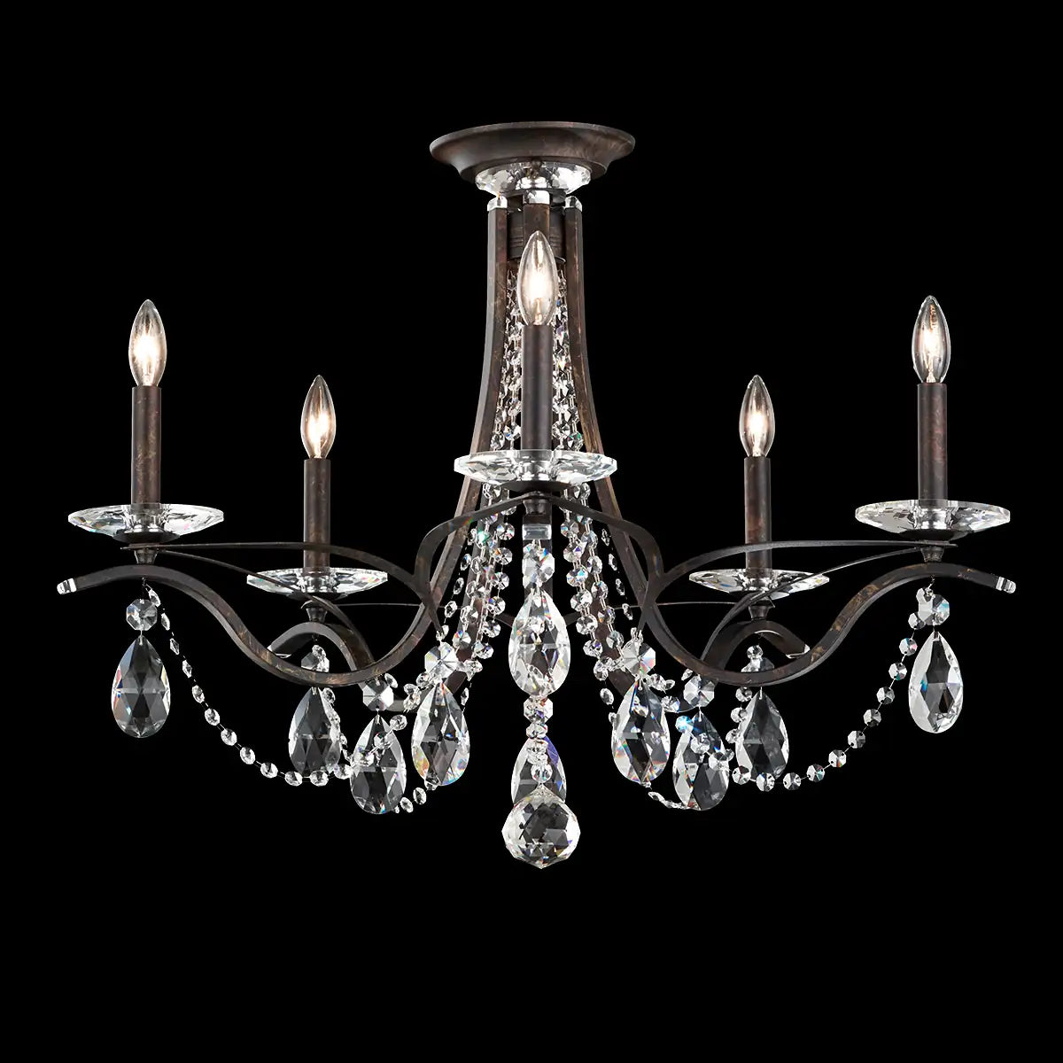 Schonbek, Vesca Semi-Flush Mount, SEMI FLUSH MOUNT LIGHT