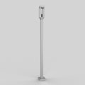 SNOC 3'' SQUARE ALUMINUM POST WITH WELDED BASE 1021 - Post