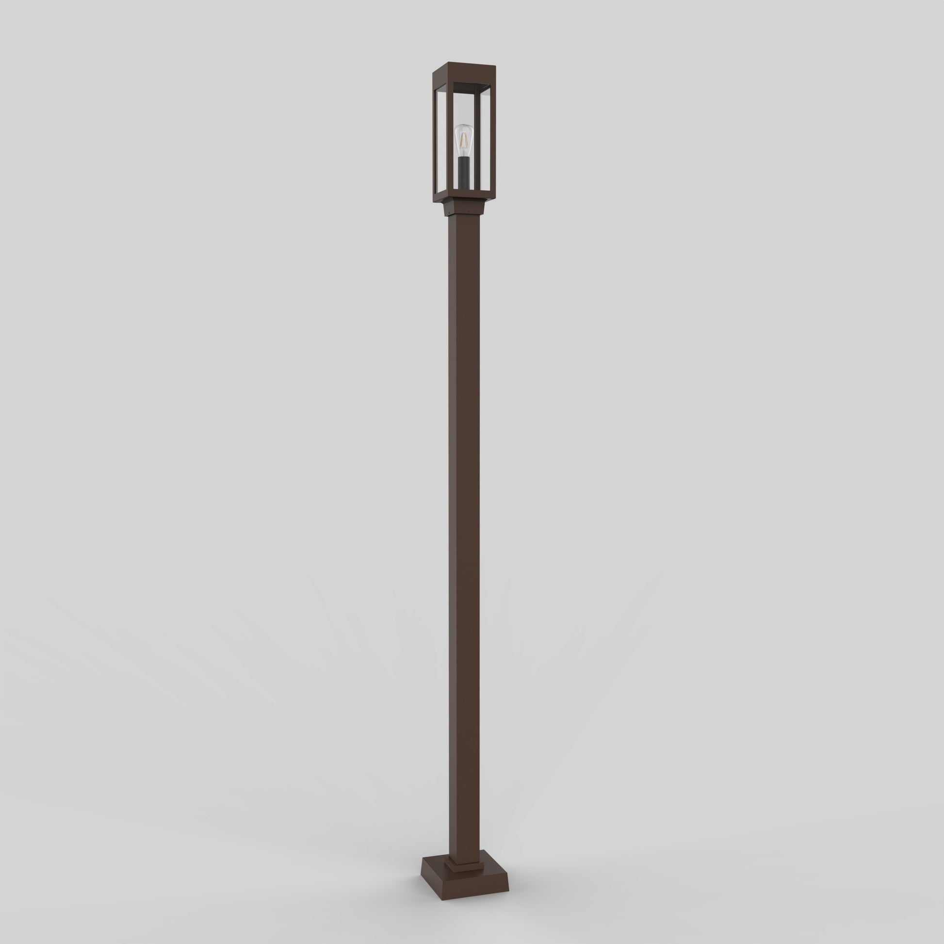 SNOC 3'' SQUARE ALUMINUM POST WITH WELDED BASE 1022 - Post